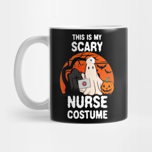 Halloween Scary Nurse Costume Mug